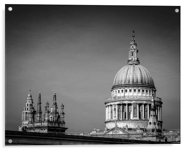 St Pauls Acrylic by Victor Burnside