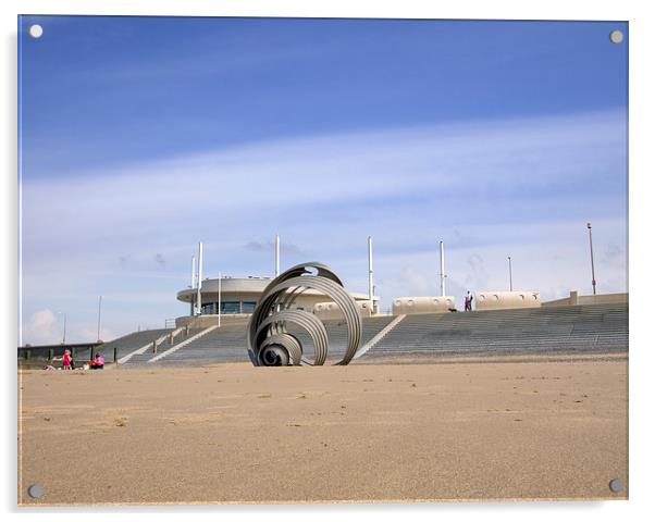 Cleveleys Acrylic by Victor Burnside