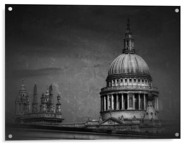 St Pauls Acrylic by Victor Burnside