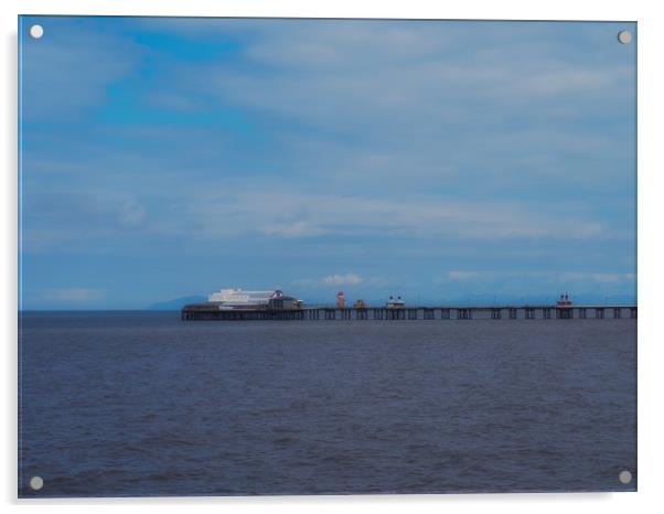 North Pier  Acrylic by Victor Burnside