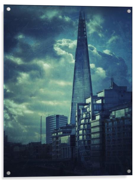 City of London Acrylic by Victor Burnside