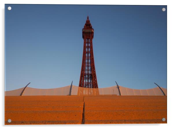 Blackpool Tower   Acrylic by Victor Burnside