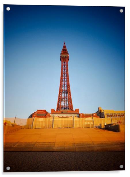 Blackpool Tower     Acrylic by Victor Burnside