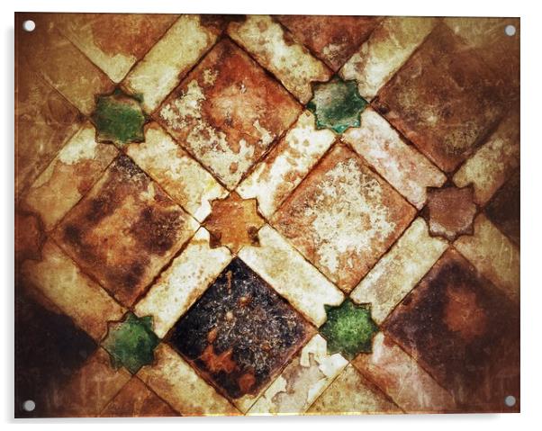 Tiles Acrylic by Victor Burnside