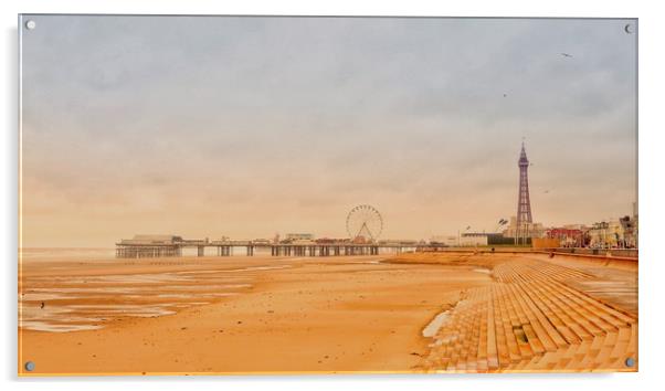 Blackpool   Acrylic by Victor Burnside