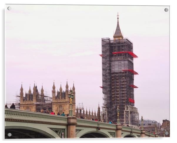 Westminster                                        Acrylic by Victor Burnside