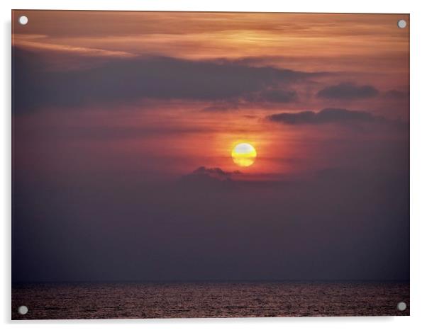 Sunset                                             Acrylic by Victor Burnside