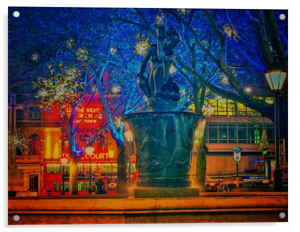 Sloane Square Acrylic by Victor Burnside