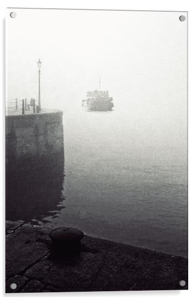Mersey Ferry Acrylic by Victor Burnside