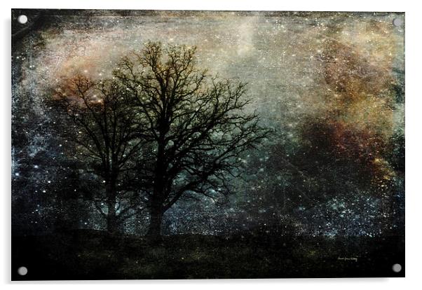 Starry Night Acrylic by Randi Grace Nilsberg