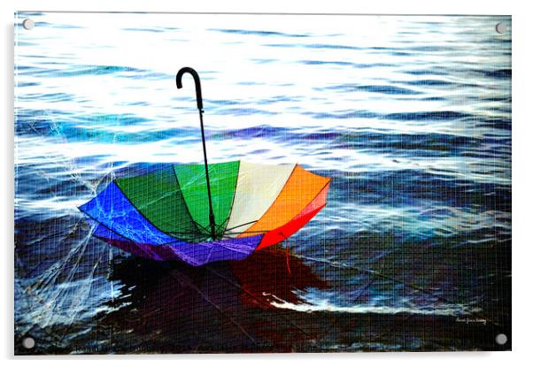 Sailing Away Acrylic by Randi Grace Nilsberg