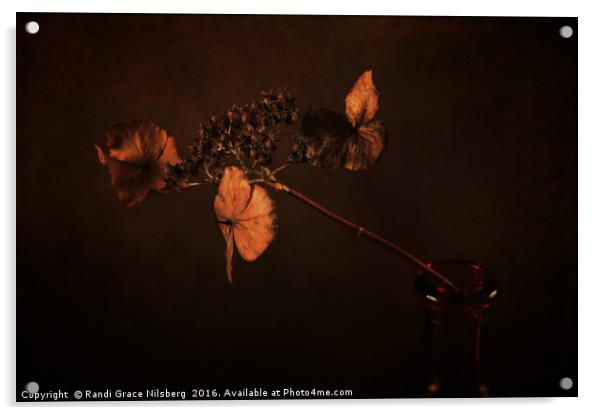 Two Flowers in One Acrylic by Randi Grace Nilsberg