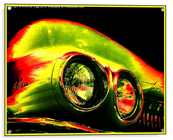 American Muscle Car Acrylic by Anthony Rigg