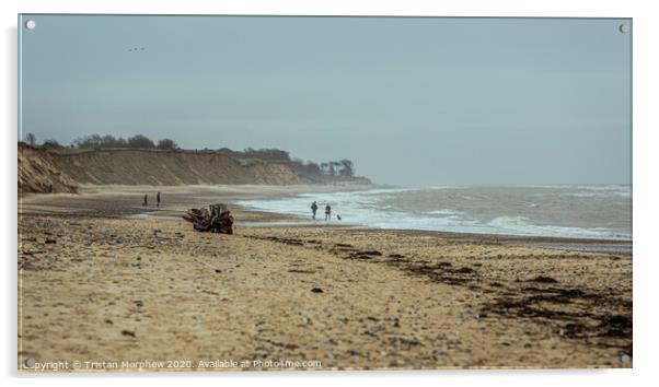 Seaside Stroll Acrylic by Tristan Morphew