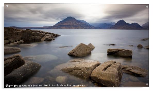 Elgol Acrylic by Amanda Stewart