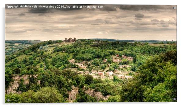 View From Heights Of Abraham Acrylic by rawshutterbug 