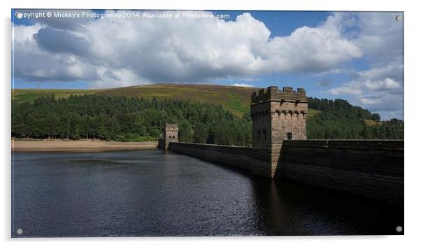  Derwent Dam Acrylic by rawshutterbug 