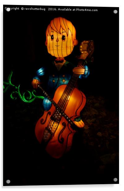 Magical Lantern Festival - Boy And The Bass Acrylic by rawshutterbug 