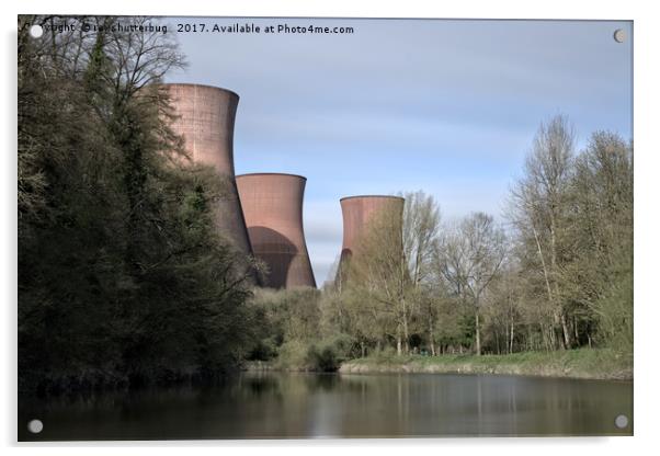 The Ironbridge Power Station Acrylic by rawshutterbug 