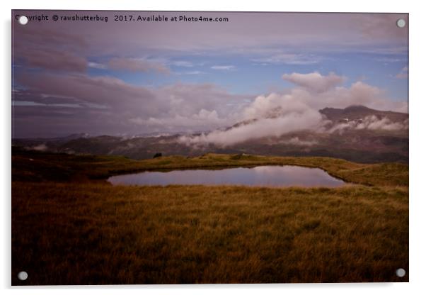 Llyn y Cefn Acrylic by rawshutterbug 