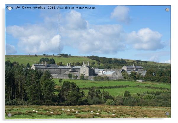 Dartmoor Prison Acrylic by rawshutterbug 