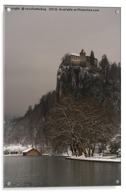 Bled Castle Acrylic by rawshutterbug 