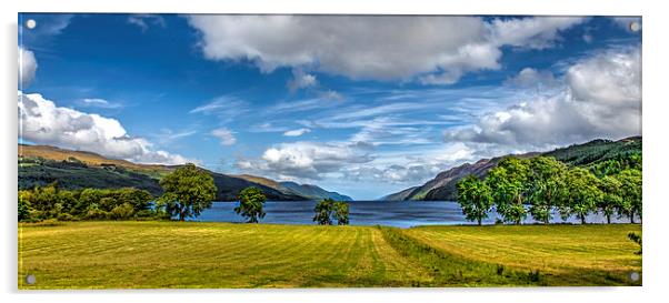  Loch Ness Acrylic by Nigel Lee