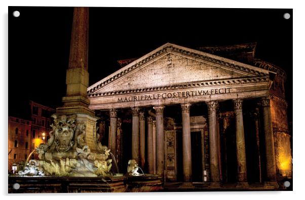 The Pantheon Acrylic by Ray Hill