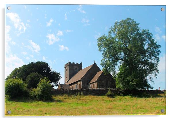 Country church Acrylic by Kayleigh Meek