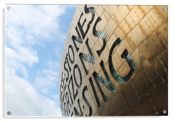 Wales Millennium Centre, Cardiff  Acrylic by Kayleigh Meek