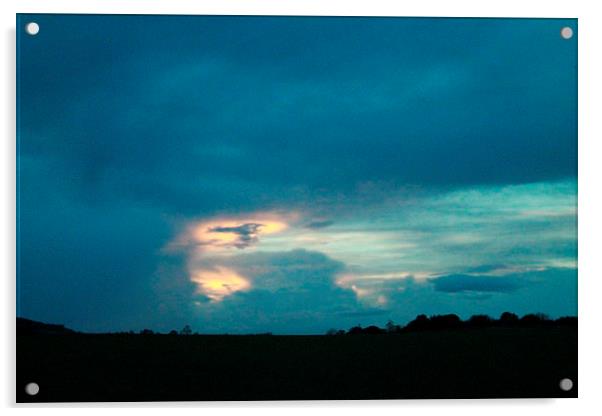 sunset over fife Acrylic by callum allan