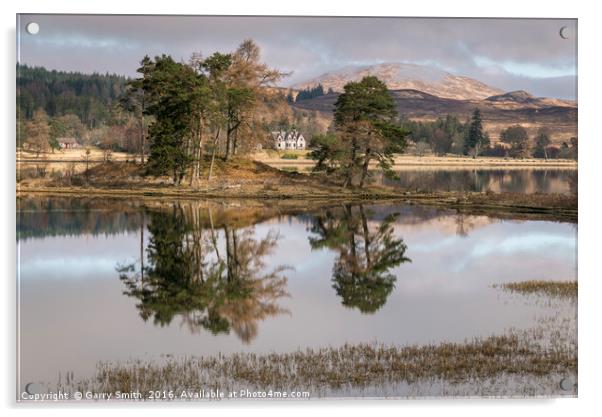 The Blackmount Estate, Scotland. Acrylic by Garry Smith