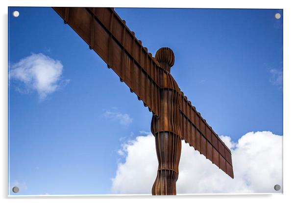 Angel of the North Acrylic by I Burns