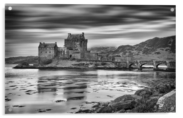 Eilean Donan Castle Acrylic by Mike Stephen