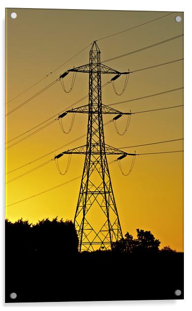 Electric sunrise Acrylic by Brian Fry