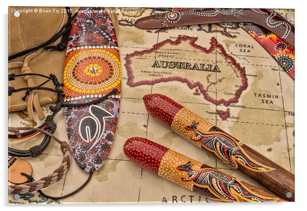  Australia Acrylic by Brian Fry
