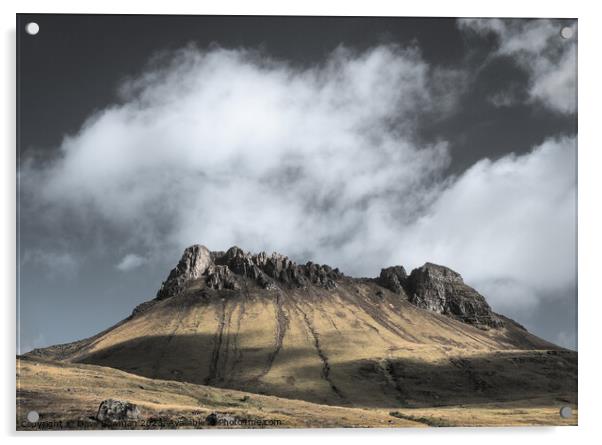 Sunlight on Stac Pollaidh Acrylic by Dave Bowman