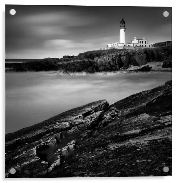 Rua Reidh Lighthouse I Acrylic by Dave Bowman