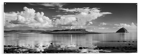 Pladda Island - - Black and White Edition Acrylic by Dave Bowman