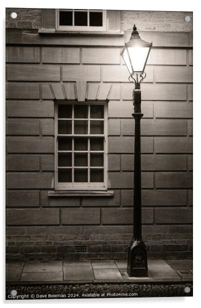 Oxford Lamp Acrylic by Dave Bowman