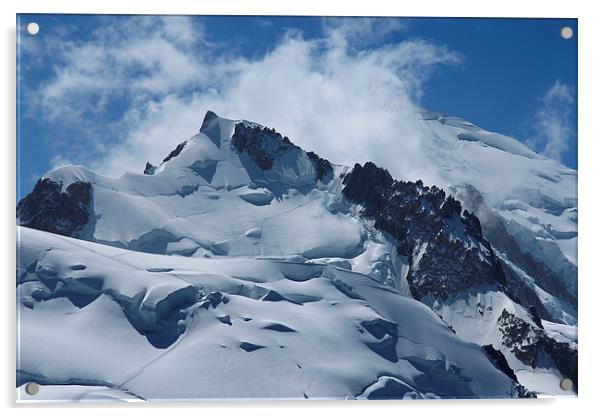 Mont Blanc Acrylic by Sarah Pymer