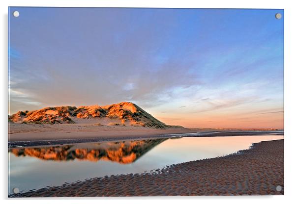 Dune Reflection Newburgh Beach Acrylic by Eric Watson