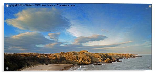 Hackley Bay Forvie Aberdeenshire Acrylic by Eric Watson