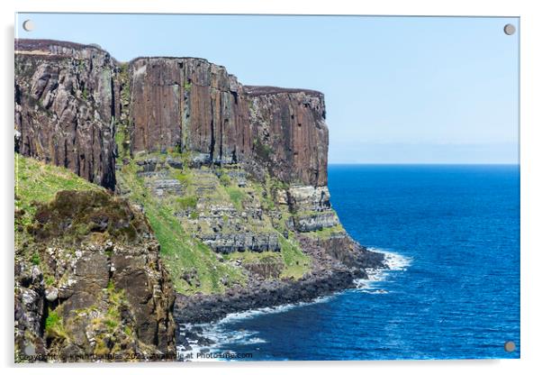 Kilt Rock, Isle of Skye, Scotland Acrylic by Keith Douglas