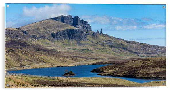 The Storr, Isle of Skye Acrylic by Keith Douglas