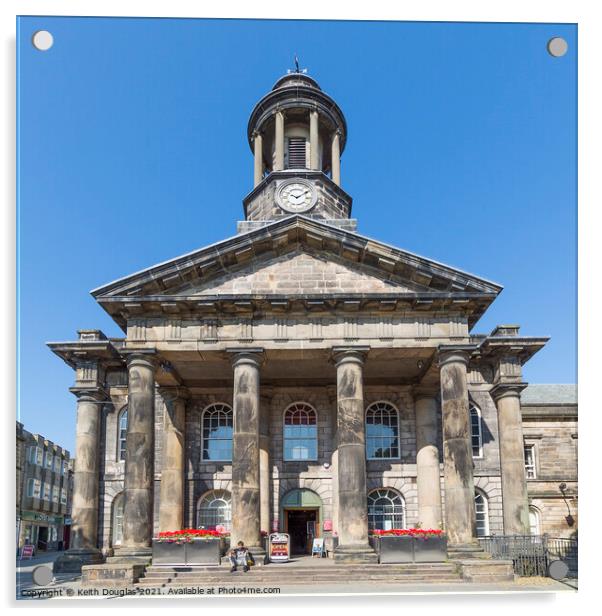 The Old Town Hall, Lancaster Acrylic by Keith Douglas