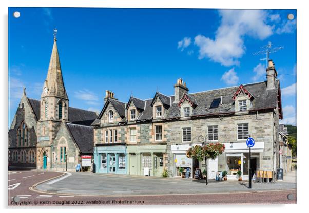 Aberfeldy, Perth and Kinross, Scotland Acrylic by Keith Douglas