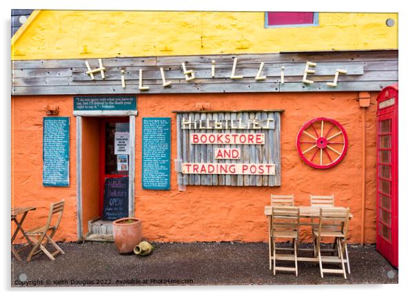 Hillbillies Bookstore and Trading Post Acrylic by Keith Douglas