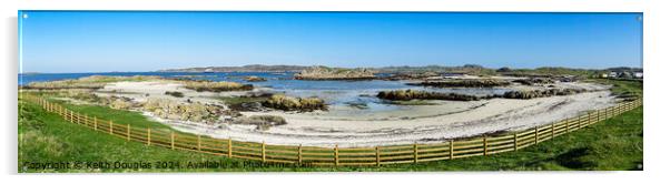 Panoramic View over to Iona Acrylic by Keith Douglas