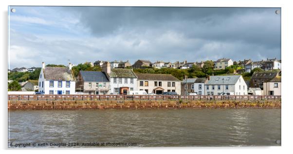 North Quay, Maryport Acrylic by Keith Douglas